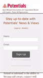 Mobile Screenshot of potentials.com